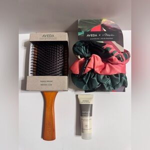 Aveda Paddle Brush, Scrunchie and Damage Remedy Bundle